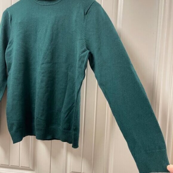 Vintage Turtleneck Sweater Green - Picture 4 of 9